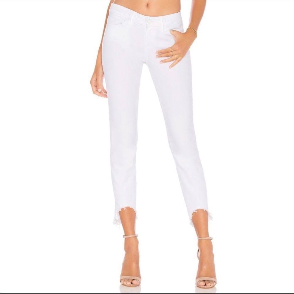 BRAND NEW White PAIGE Crop Jeans